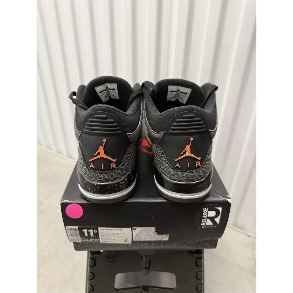 Nike Air Jordan 3 Fear Pack Nght Ttl Size 11.5 Men's - 626967-040